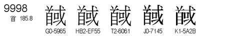 U+9998